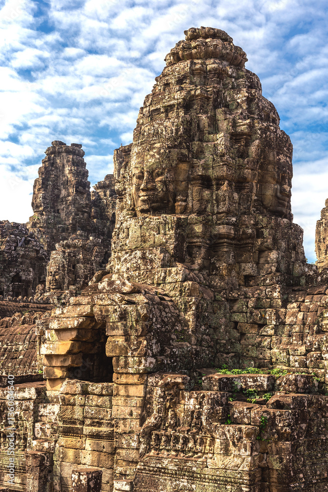 Towers and galleries in Angkor Thom, Bayon Temple