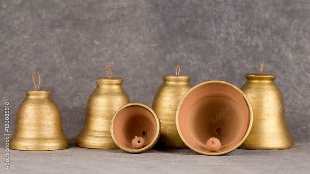 Decorative and music Ceramic handmade bell Decorative and music Ceramic handmade bell
