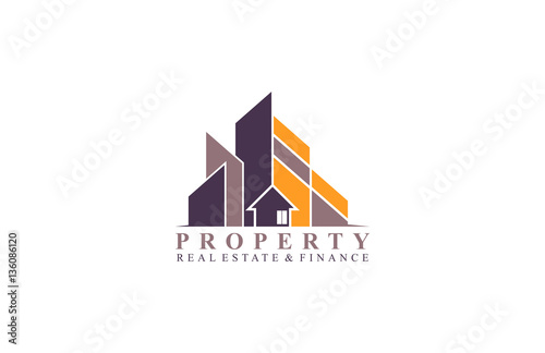 real estate building propert logo