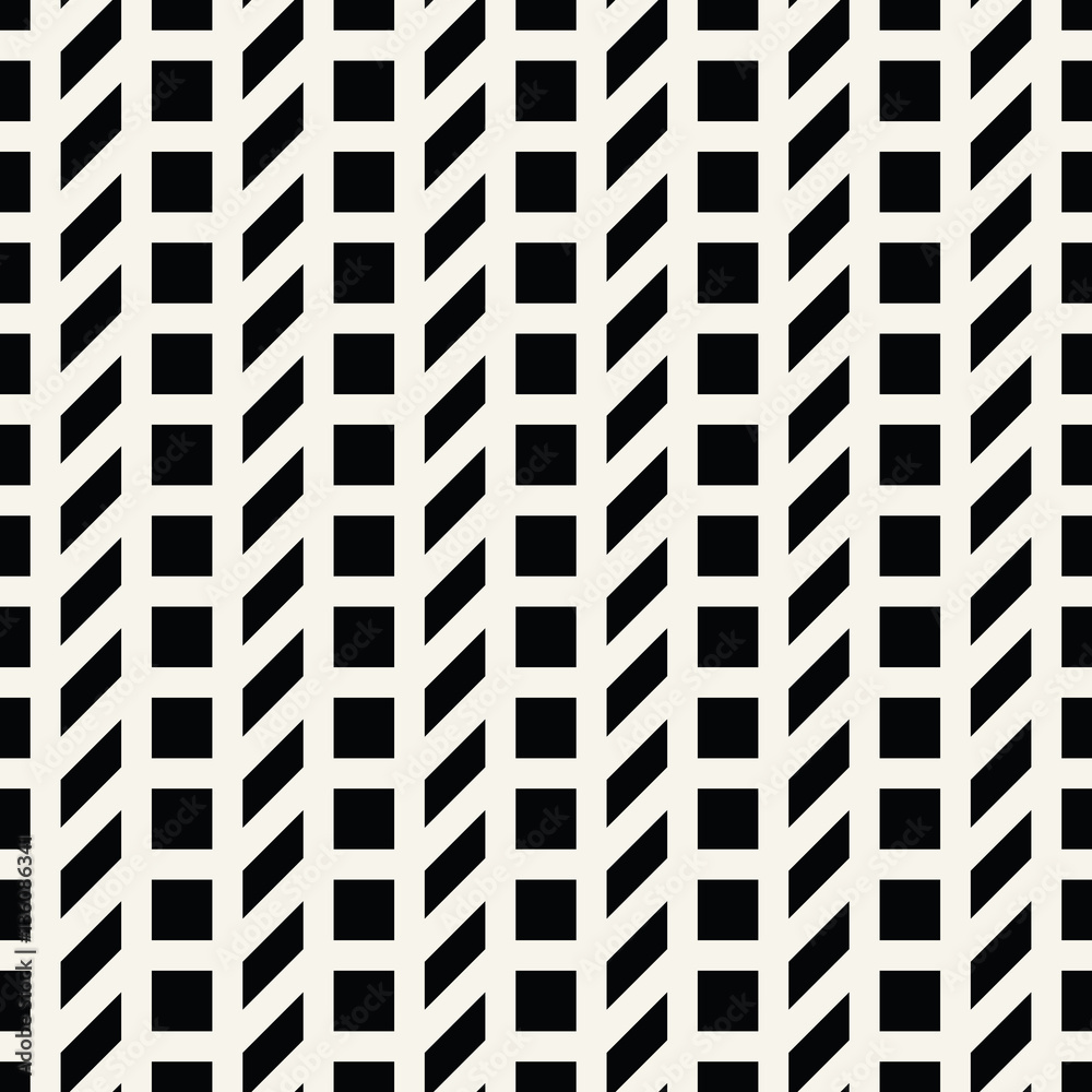 Abstract geometric grid. Black and white minimal graphic design print pattern Abstract geometric grid. Black and white minimal graphic design print pattern