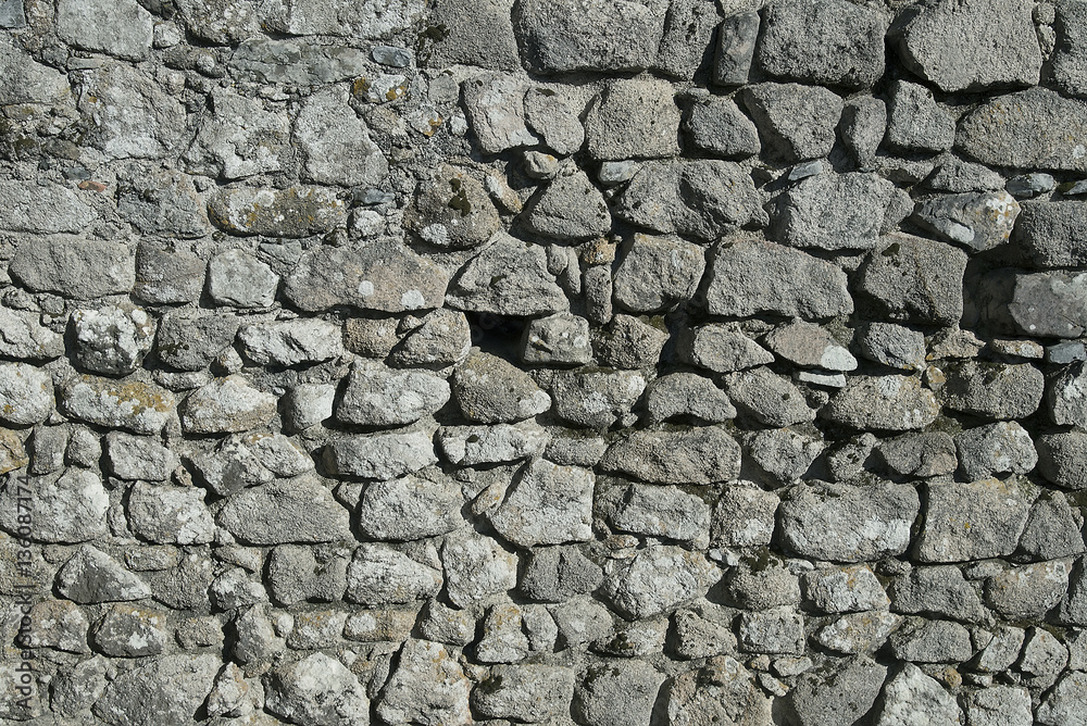Grey granite wall background texture