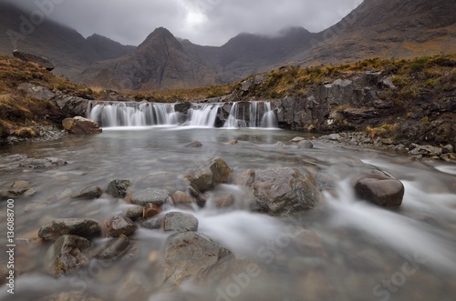 Clouds over Fairy Pools - Isle of Skye  Scotland