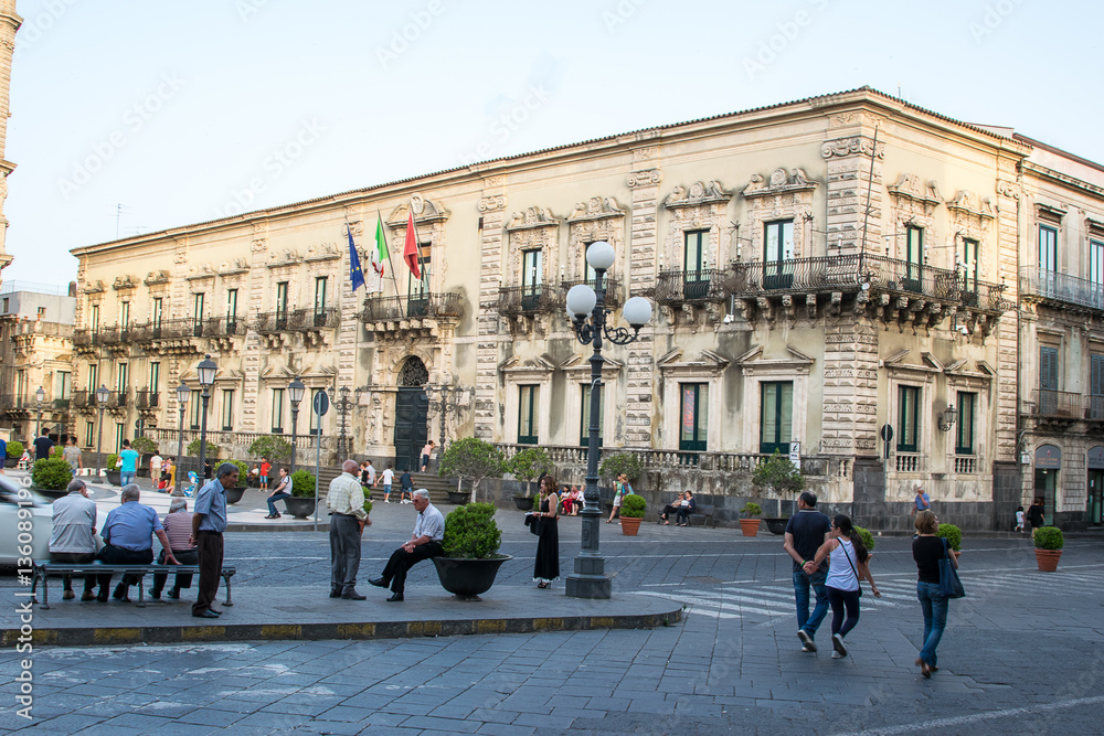 Obraz premium Pomniki, place