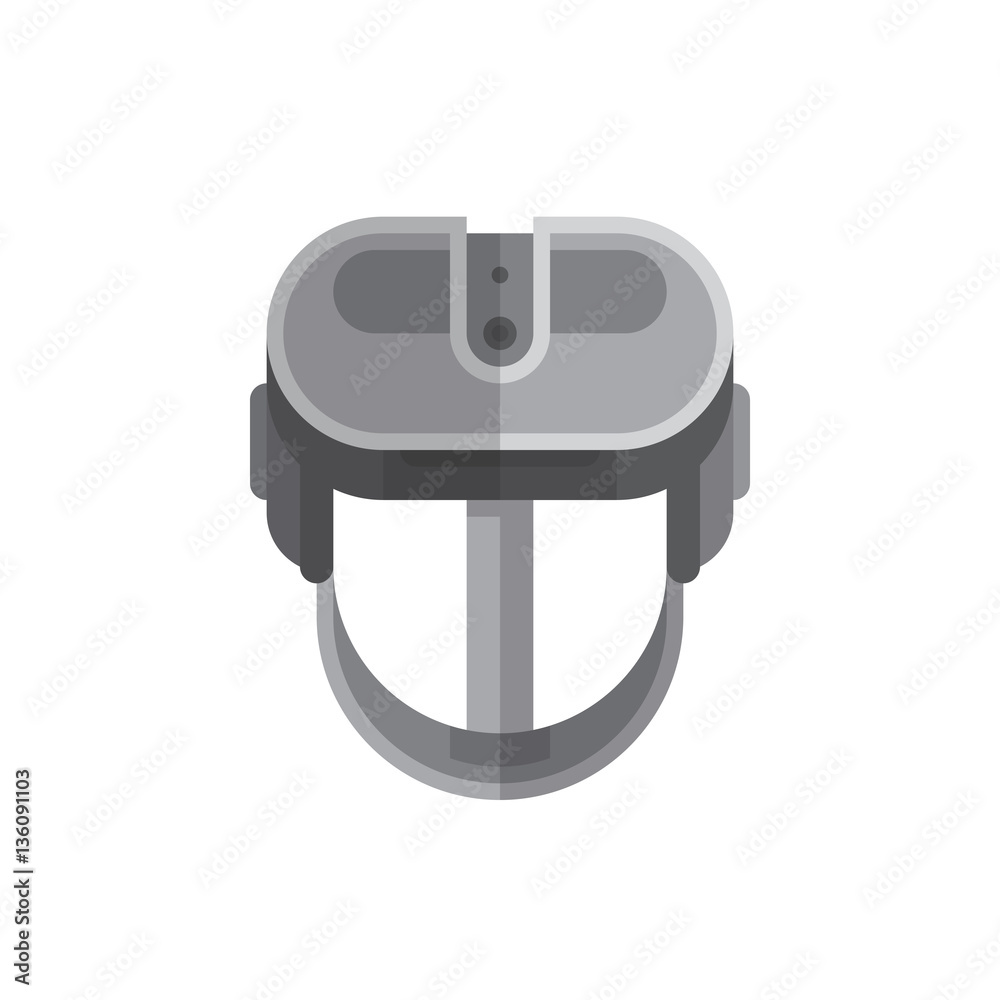 Virtual reality glasses flat icon. Virtual reality glasses flat icon.