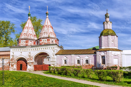 Rizopolozhensky monastery in Suzdal. Russia photo