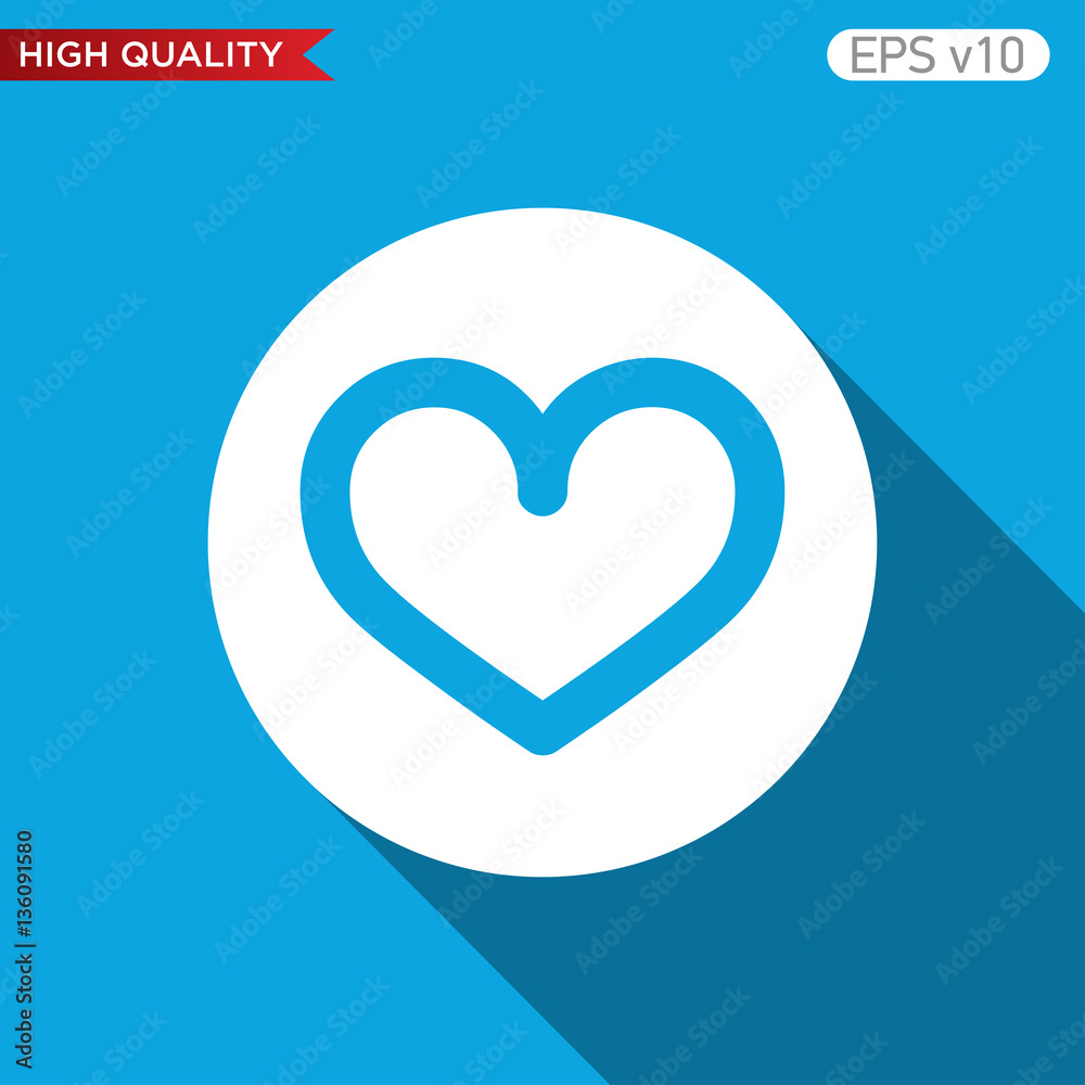Heart icon. Button with heart icon. Modern UI vector. Heart icon. Button with heart icon. Modern UI vector.