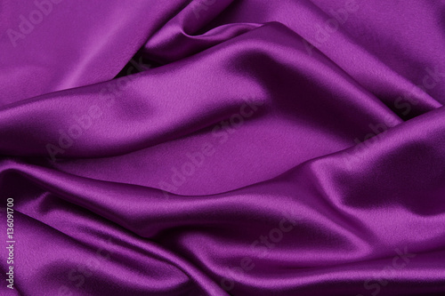 Purple silk fabric