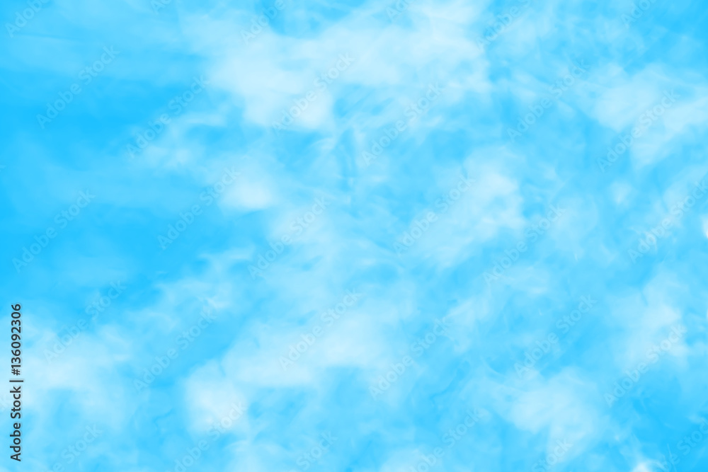 clouds in the blue sky background