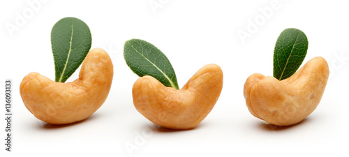Cashew nut isolated
