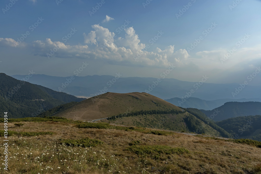 Beklemeto pass road, Balkan mountain, Bulgaria