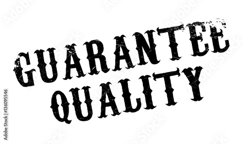 Guarantee Quality rubber stamp. Grunge design with dust scratches. Effects can be easily removed for a clean, crisp look. Color is easily changed.