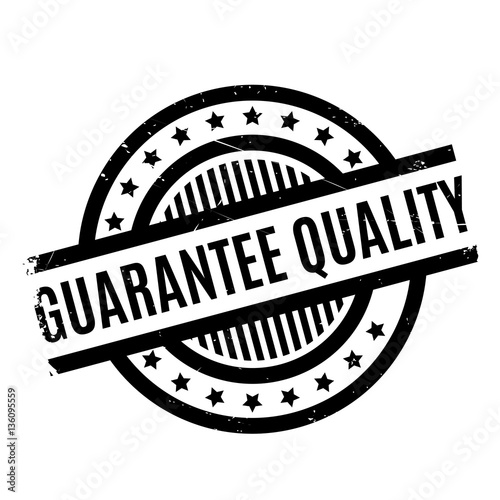 Guarantee Quality rubber stamp. Grunge design with dust scratches. Effects can be easily removed for a clean, crisp look. Color is easily changed.
