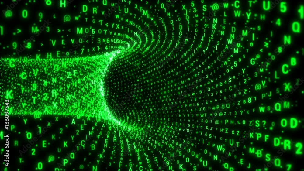 Green ABC Abstract Torus Background Green ABC Abstract Torus Background