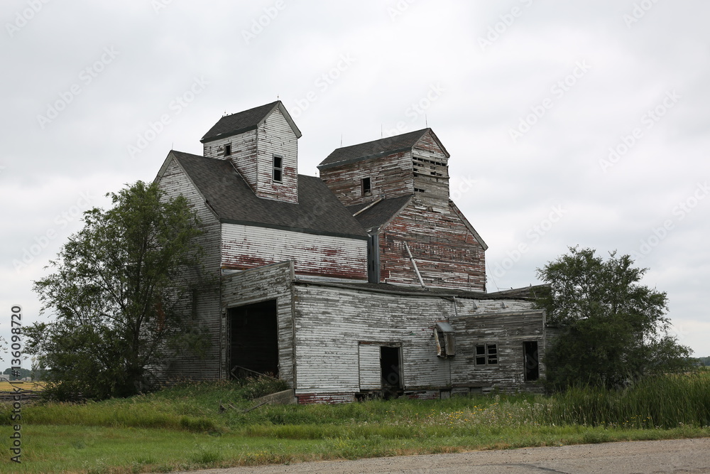 Abandoned warehouse in Manitoba, Canada