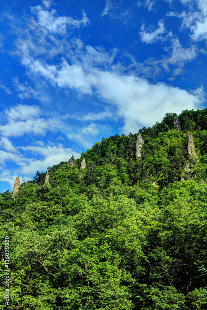 天人峡 見返り岩 天人峡 見返り岩