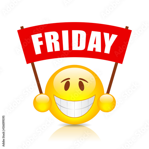 Friday vector sign