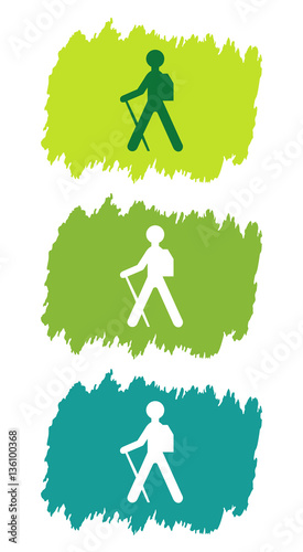 Logo randonnées pédestres.