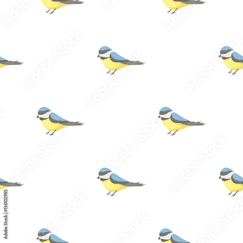 Parus icon in cartoon style isolated on white background. Park pattern stock vector illustration.