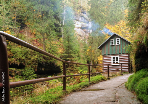 Deep river gorges