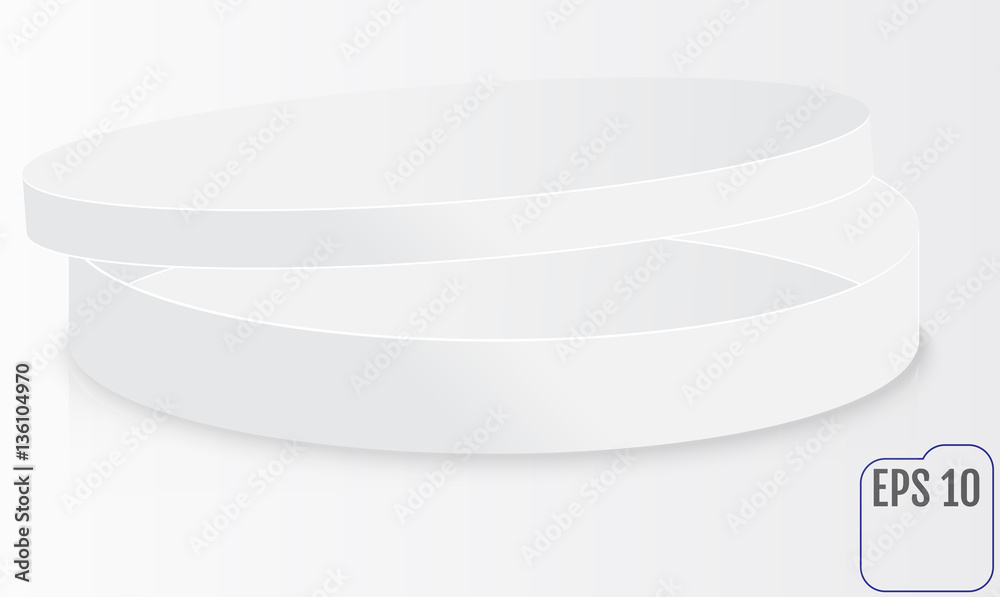 Open box isolated on a white background Open box isolated on a white background