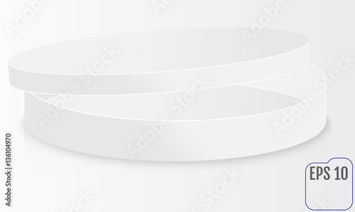 Open box isolated on a white background