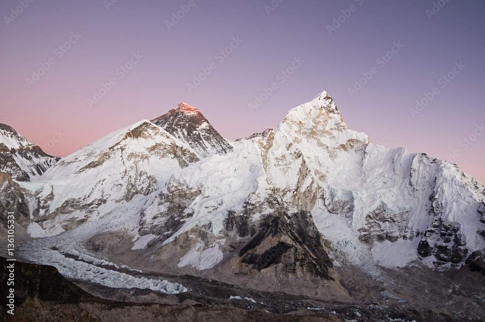 Mount Everest And Nuptse