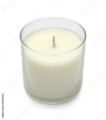 Canvastavla White Candle