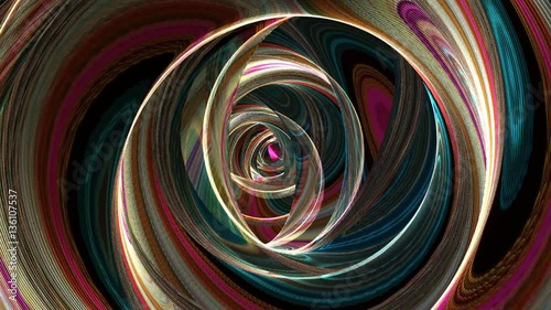 movement abstract futuristic tunnel