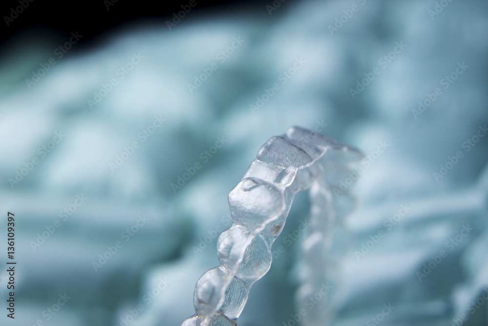 Invisible dental plastic braces Invisible dental plastic braces