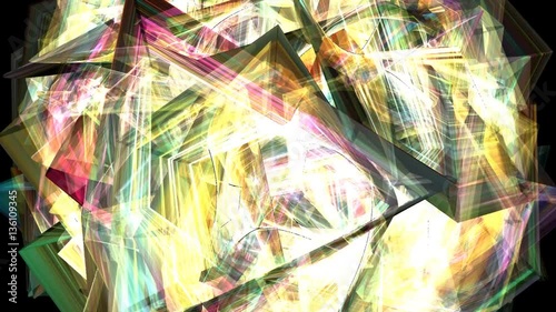 Abstract futuristic tunnel
