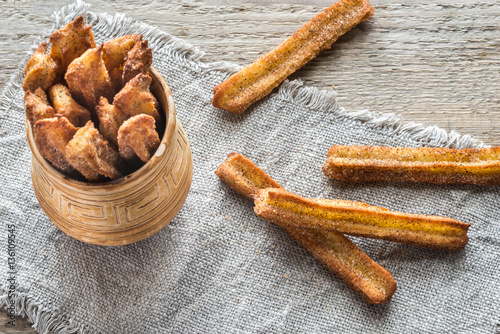 Churros - famous Spanish dessert