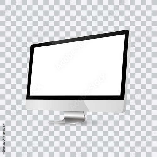 Realistic computer monitor