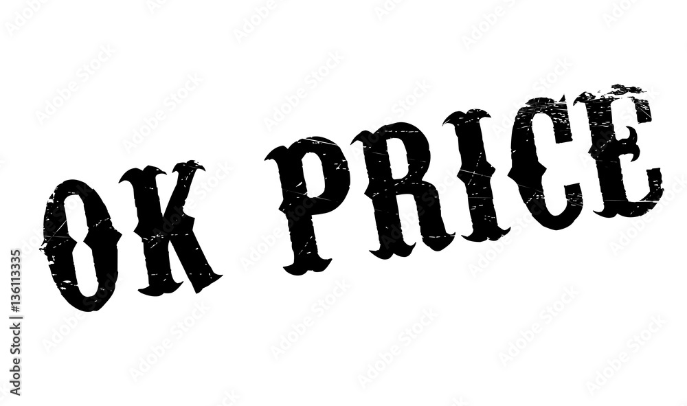 Ok Price rubber stamp. Grunge design with dust scratches. Effects can be easily removed for a clean, crisp look. Color is easily changed. Ok Price rubber stamp. Grunge design with dust scratches. Effects can be easily removed for a clean, crisp look. Color is easily changed.