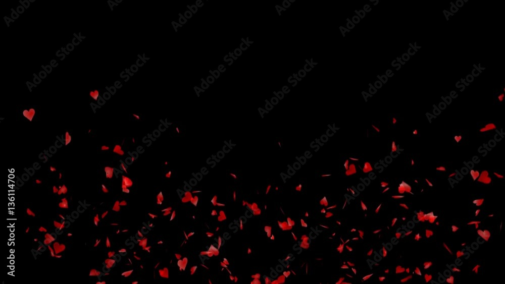 Hearts Particles Romantic Hearts Particles Romantic