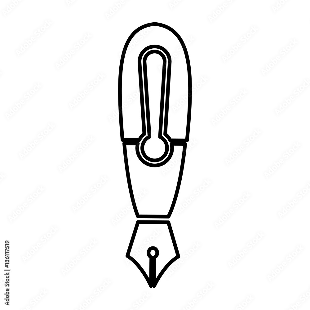pen school isolated icon vector illustration design pen school isolated icon vector illustration design