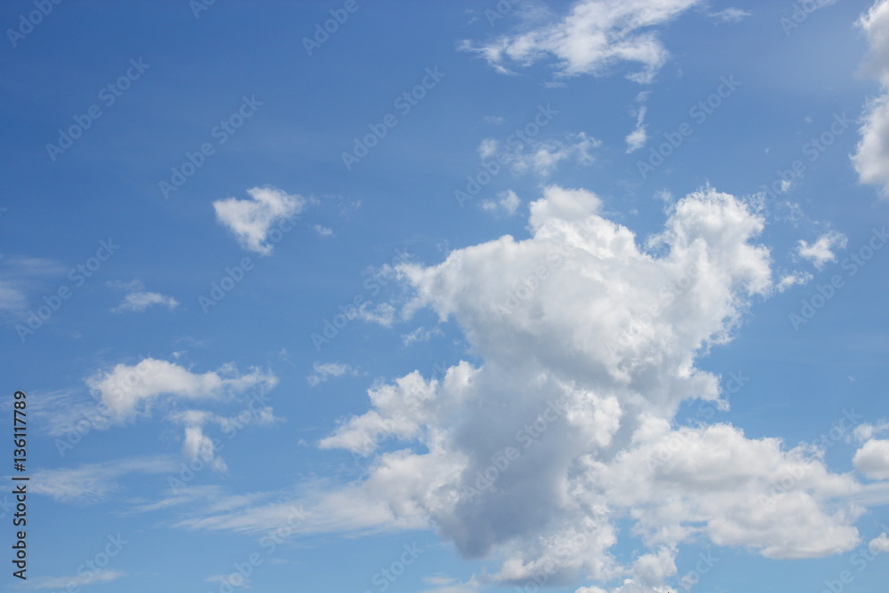 blue sky vivid and big cloud beautiful Colorful in nature background blue sky vivid and big cloud beautiful Colorful in nature background