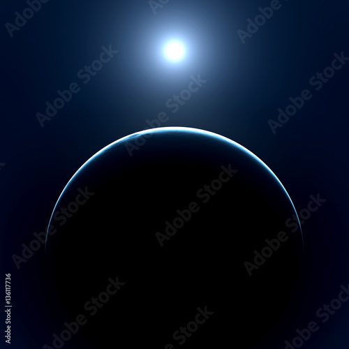 Fototapeta Naklejka Na Ścianę i Meble -  Celestial body Moon   
