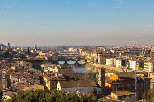 Fototapeta Naklejka Na Ścianę i Meble -  The Ponte Vecchio in Florence