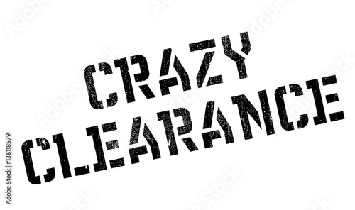 Obraz na plátně Crazy Clearance rubber stamp