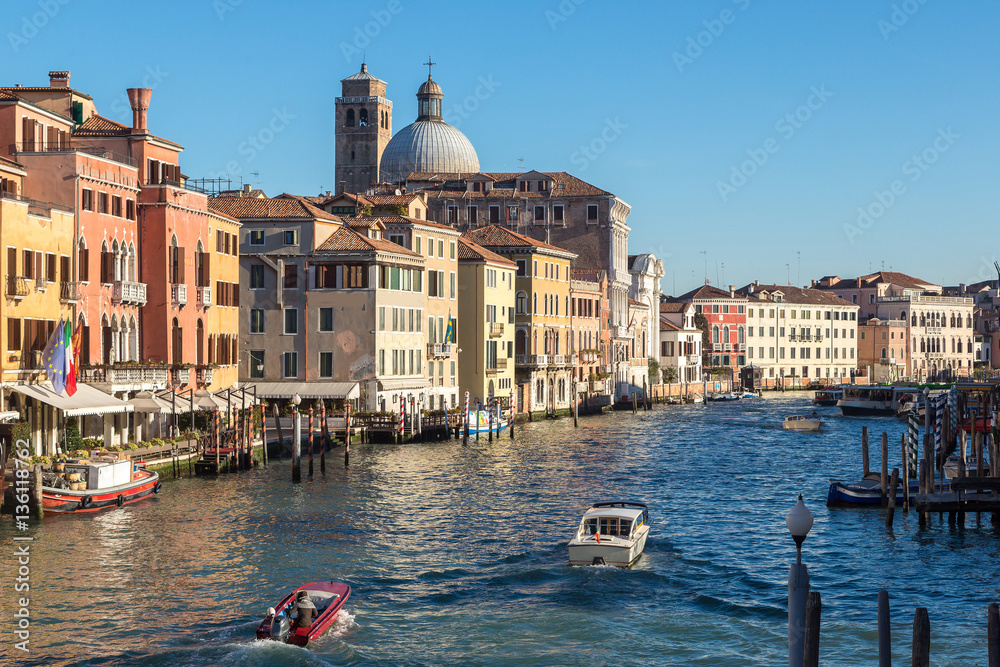 Gondola on Canal Grande in Venice
