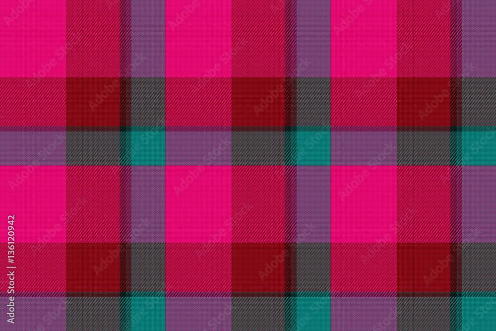 Wide continuous plaid fabric pattern Wide continuous plaid fabric pattern