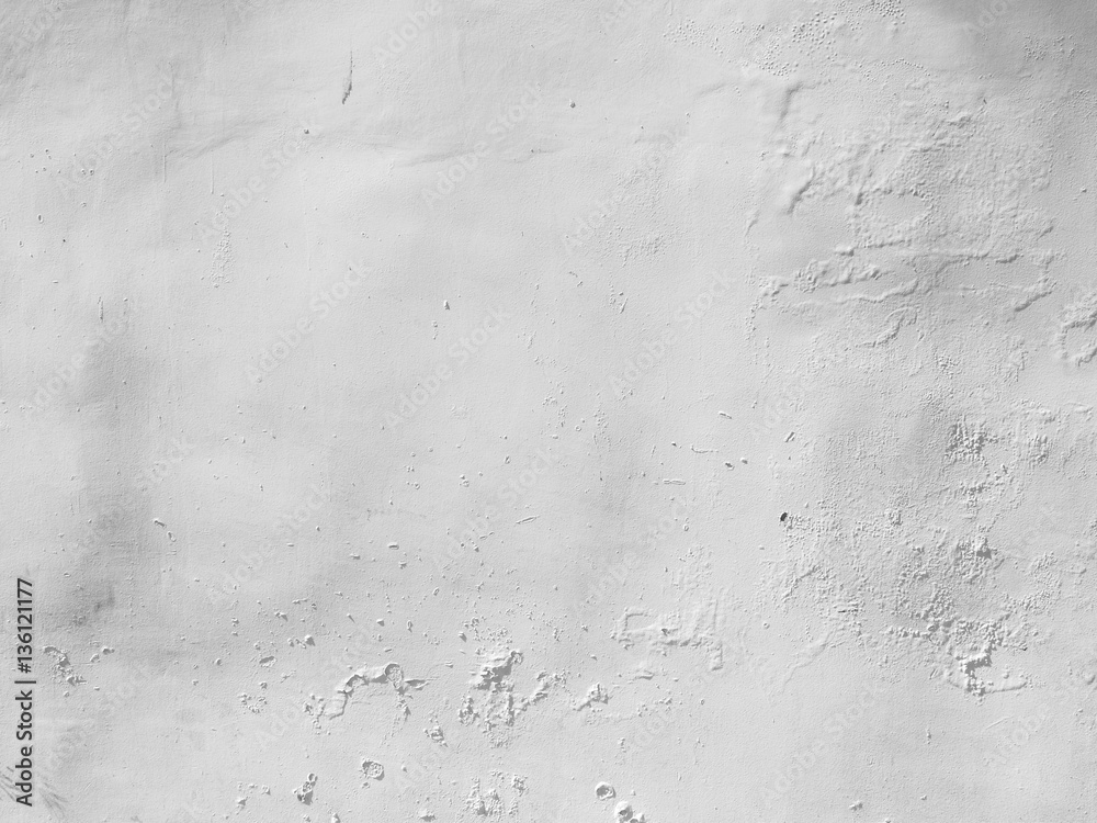 Obraz premium old white cement plaster wall texture