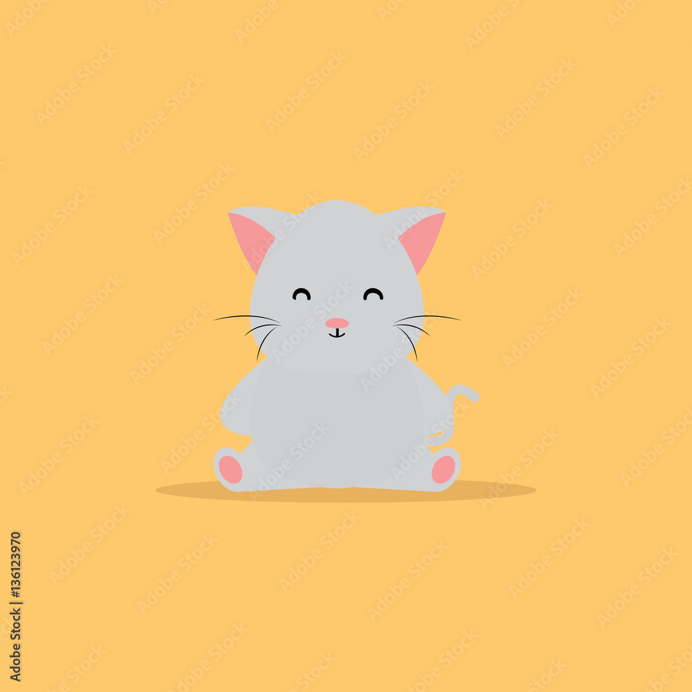 Cute Cartoon cat