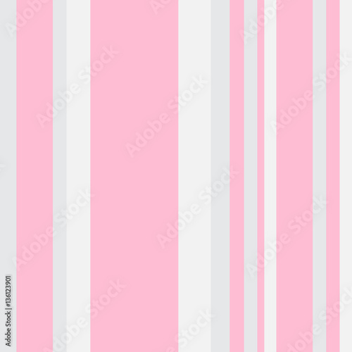 Striped pattern with stylish colors. Pink and grey stripes. Background for design in a vertical strip