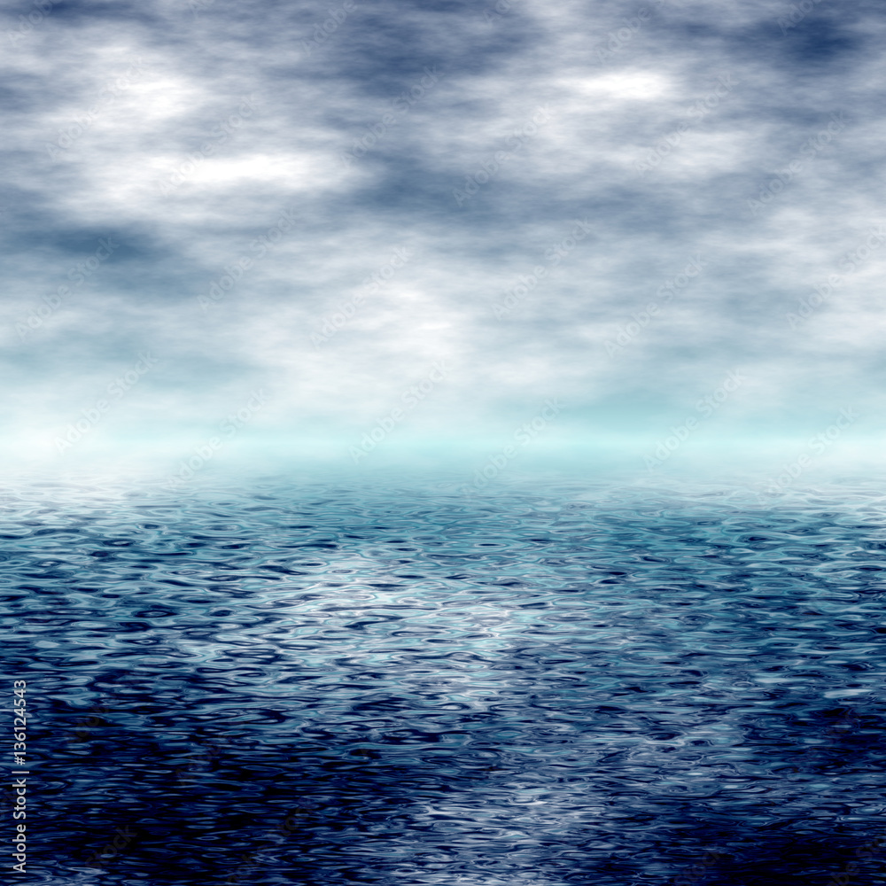 Fototapeta premium Landscape water background 
