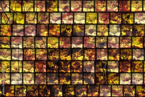 Wide repeating amber tile background 
