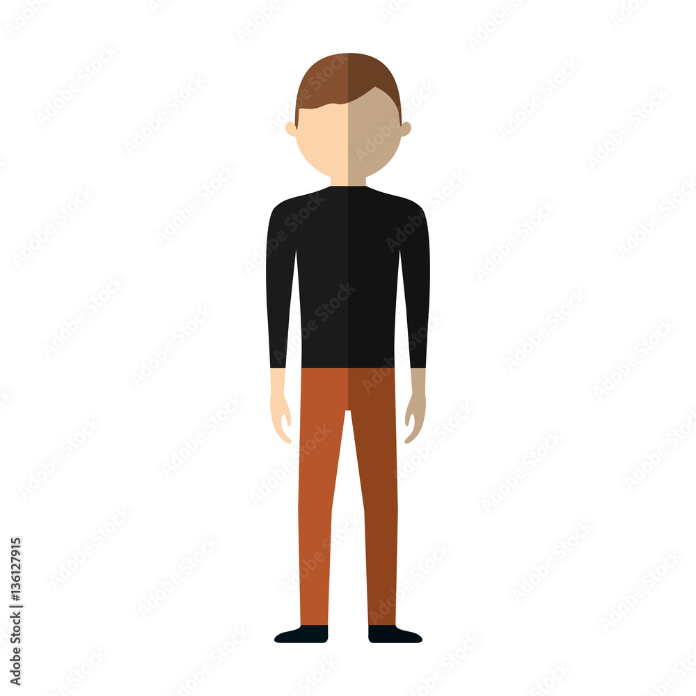 casual man formal cloth icon, vector illustration casual man formal cloth icon, vector illustration