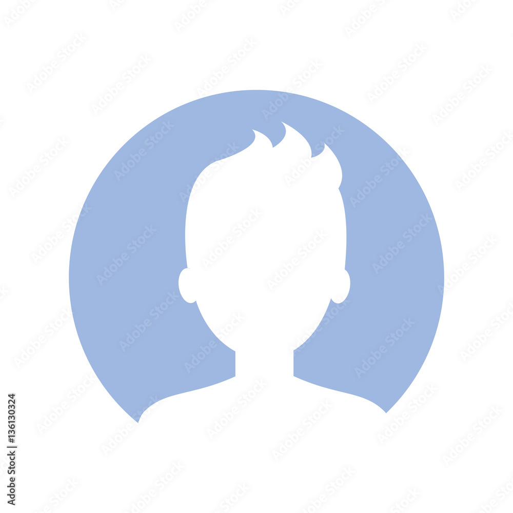 symbol casual man cloth icon, vector illustration