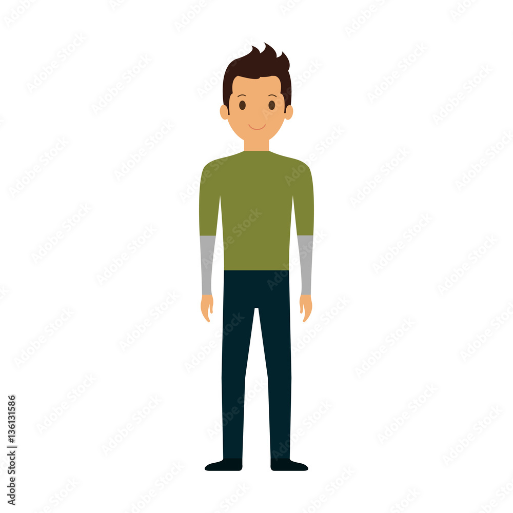 people casual man cloth icon, vector illustration people casual man cloth icon, vector illustration