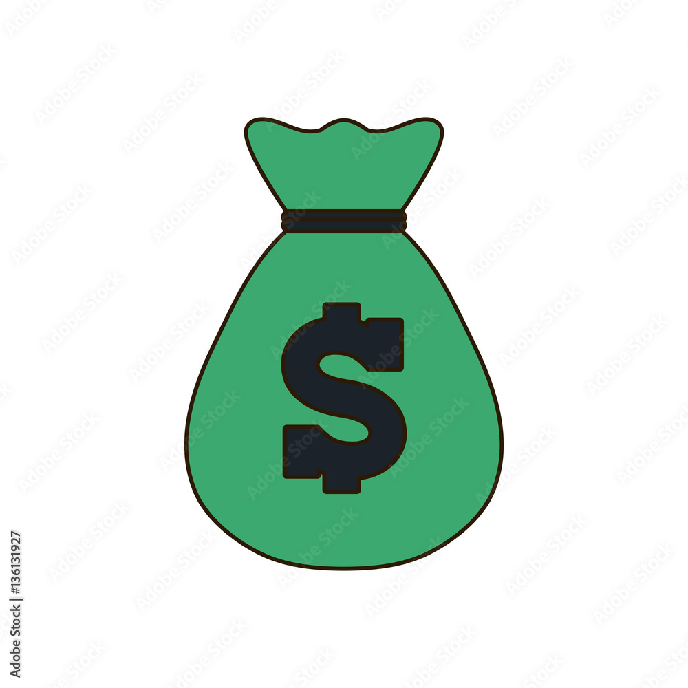 green moneybag icon image, vector illustration design green moneybag icon image, vector illustration design